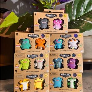 Limited Edition Fuggler Collectible Figures Set Bundle - 14 Total